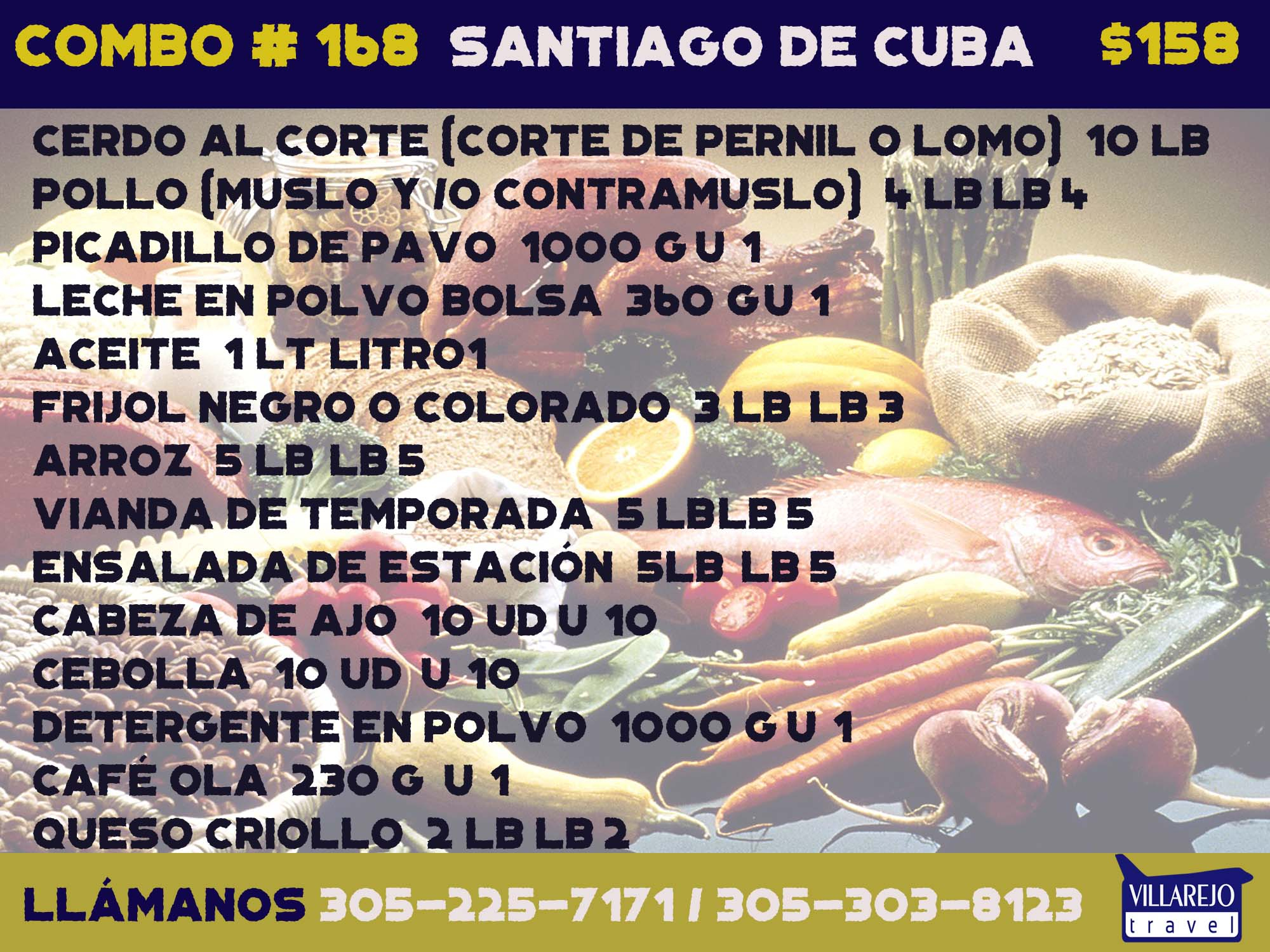 COMBO  # 168 SANTIAGO DE CUBA