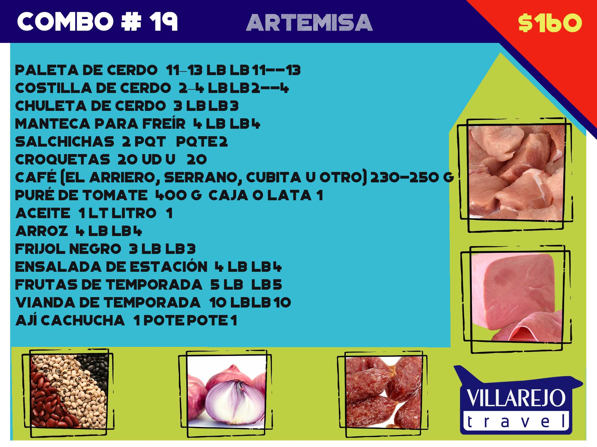 COMBO # 19 PROVINCIA DE ARTEMISA (VARIADO )