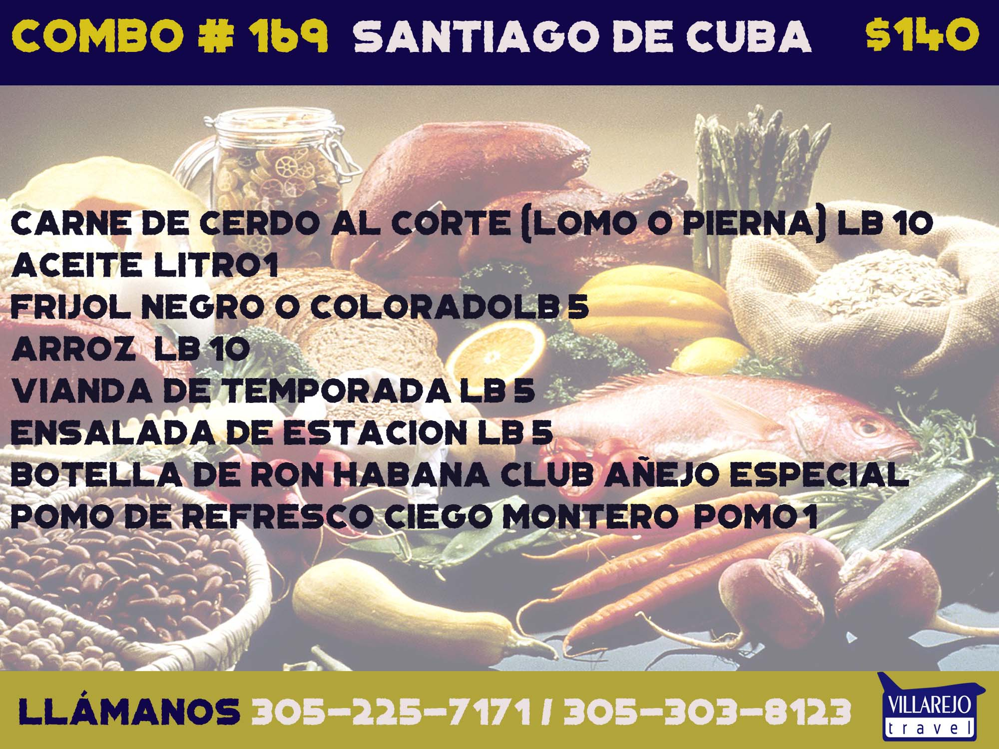 COMBO  # 169 SANTIAGO DE CUBA