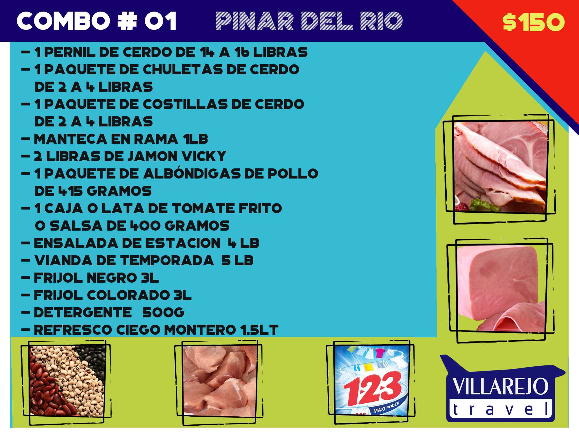 COMBO # 1 PROVINCIA PINAR DEL RIO (PIERNA)