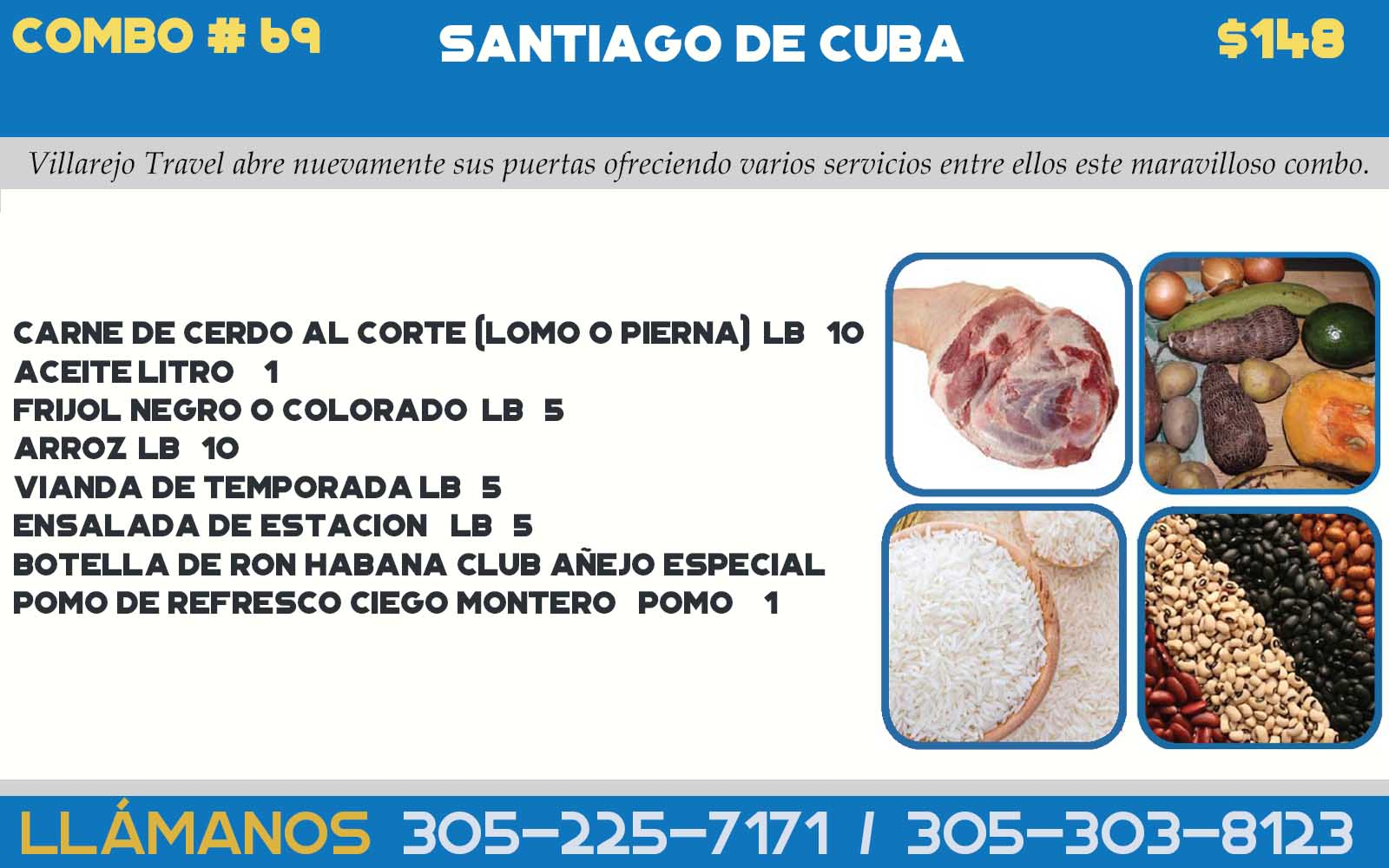 COMBO # 69 CIUDAD SANTIAGO DE CUBA
