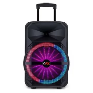 CE-0022 BOCINA BLUETOOTH OFX 12″ C/LUCES Y MICROFONO, PORTABLE Y RECARGABLE – CARIBE