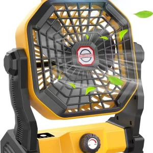 CE-926 VENTILADOR PORTATIL RECARGABLE CON LUZ